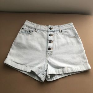 BDG high waisted jean shorts